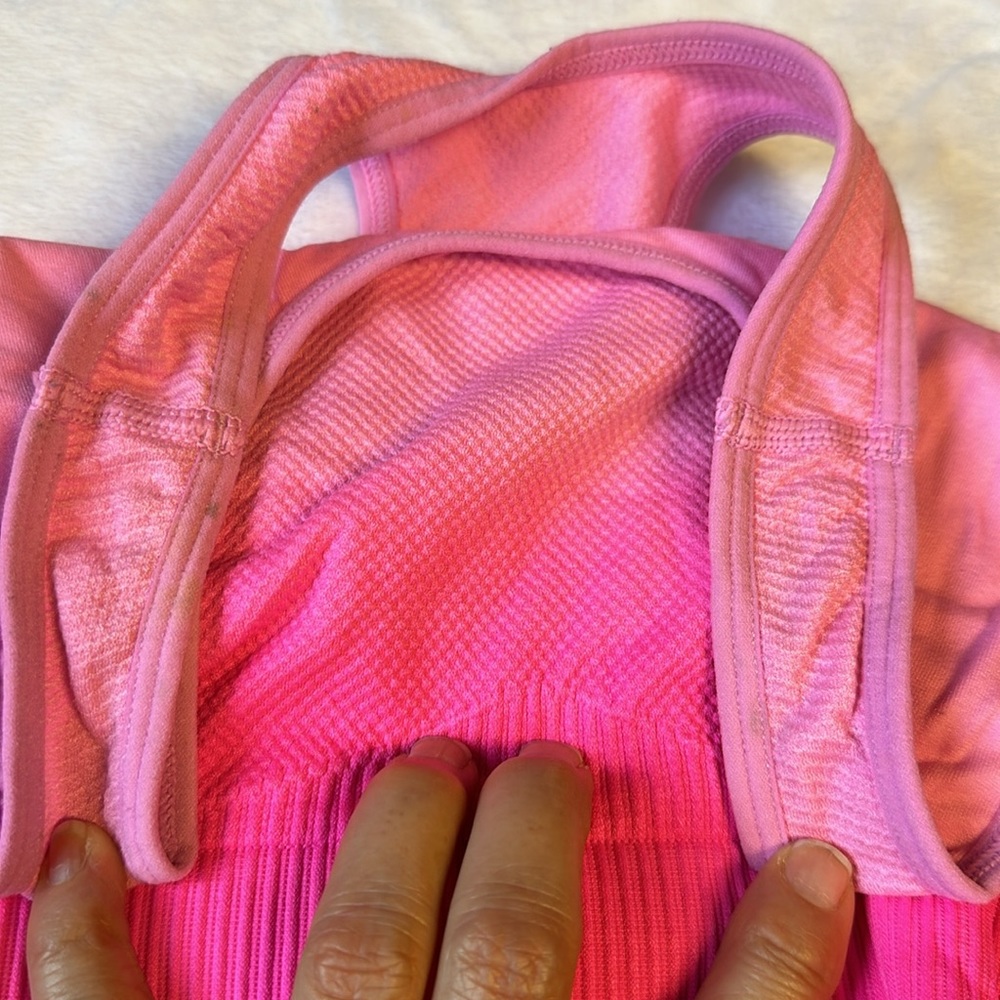 PINK Ribbed Sports Bra Size M - Picture 5 of 5